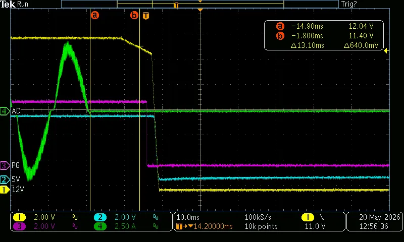 T5+T6 (Voltage Hold-up 100% 12V)