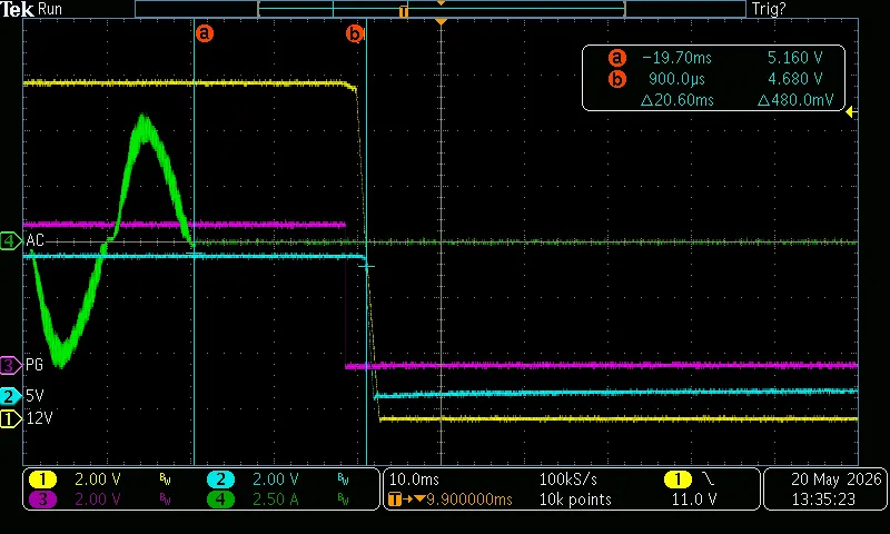 T5+T6 (Voltage Hold-up 80% 5V)