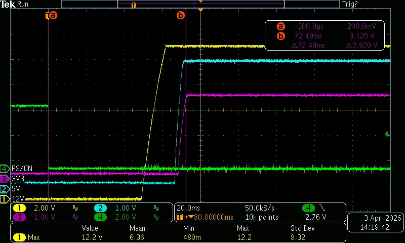 T1 (Power-On Time)