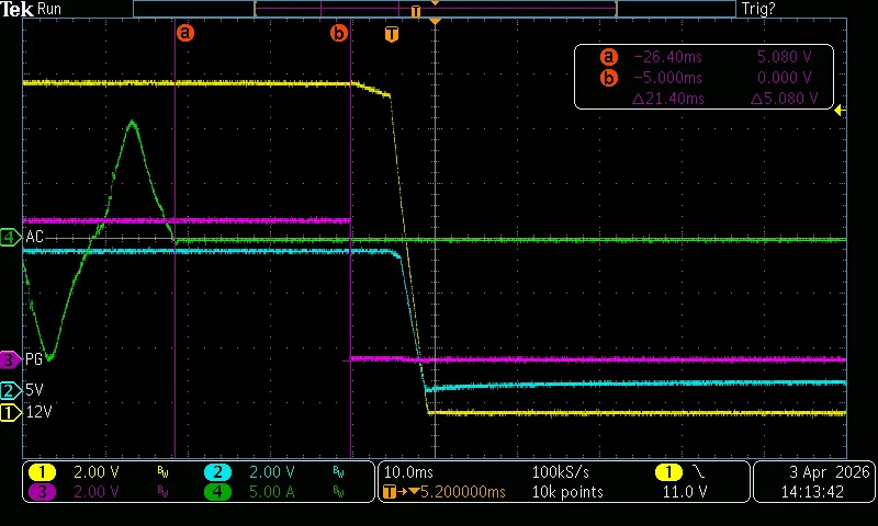 T5 (PWR_OK Hold-up 100% PG)