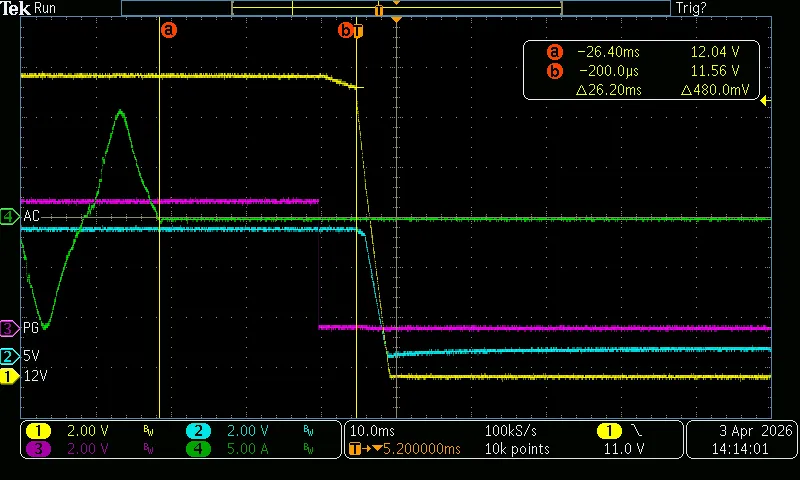 T5+T6 (Voltage Hold-up 100% 12V)
