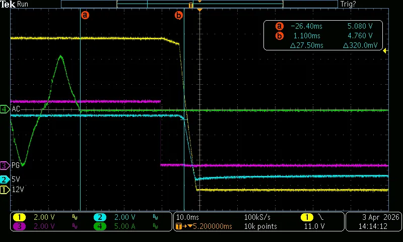 T5+T6 (Voltage Hold-up 100% 5V)