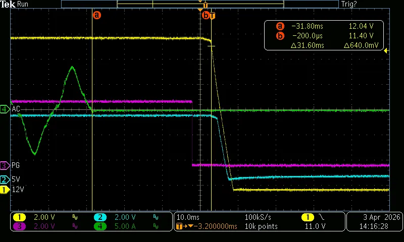 T5+T6 (Voltage Hold-up 80% 12V)