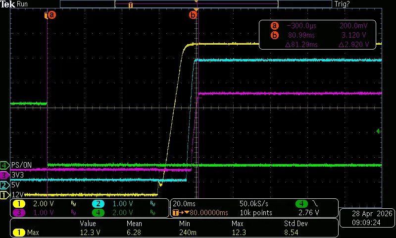 T1 (Power-On Time)