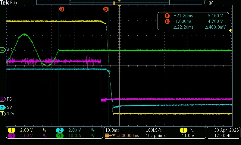 T5+T6 (Voltage Hold-up 100% 5V)