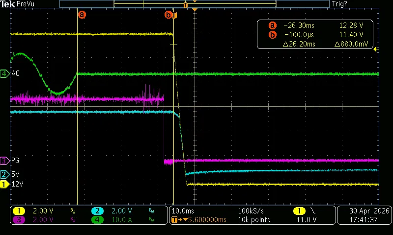 T5+T6 (Voltage Hold-up 80% 12V)